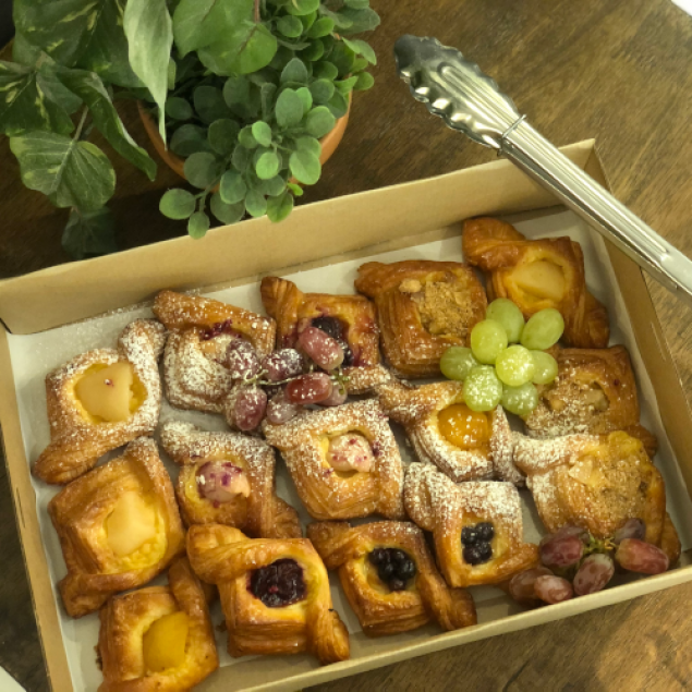 Petite fruit Danish pastries