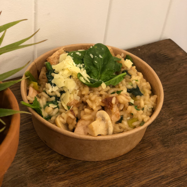 Individually packed - Chicken & mushroom risotto 