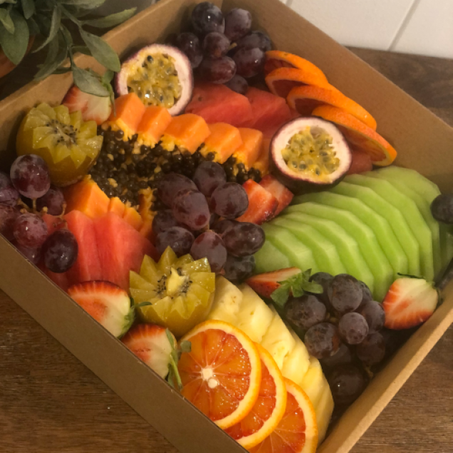 Seasonal fresh fruit platter